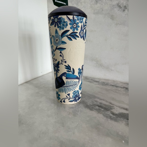 Starbucks x FARM Rio limited-edition Lenco Azulejo 24oz Tumbler NWT - Picture 8 of 9